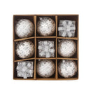 Kit 9 Peças Bolas De Natal 8CM